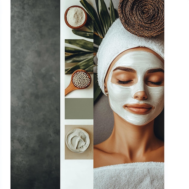 Photo horizontal banner with copy space for beauty salon