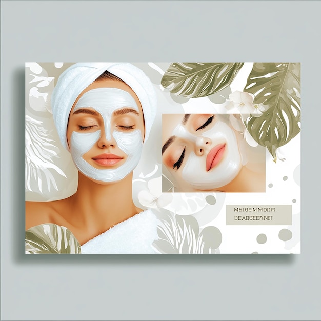 Horizontal banner with copy space for beauty salon