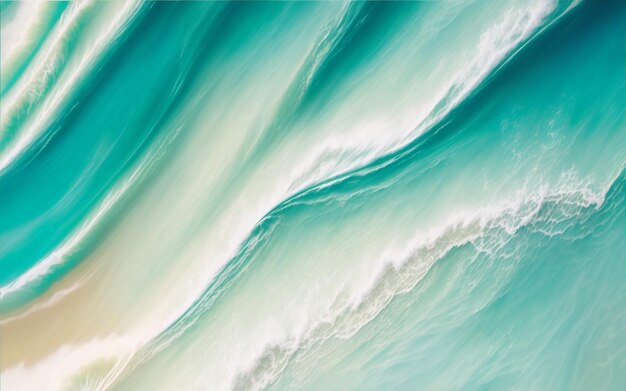 Horizontal Colorful Abstract Wave Background