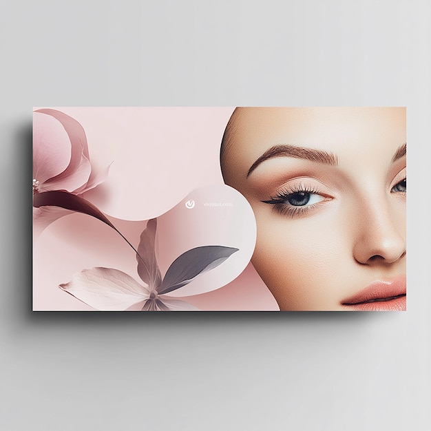 Photo horizontal flyer layout that merges modernity and elegance