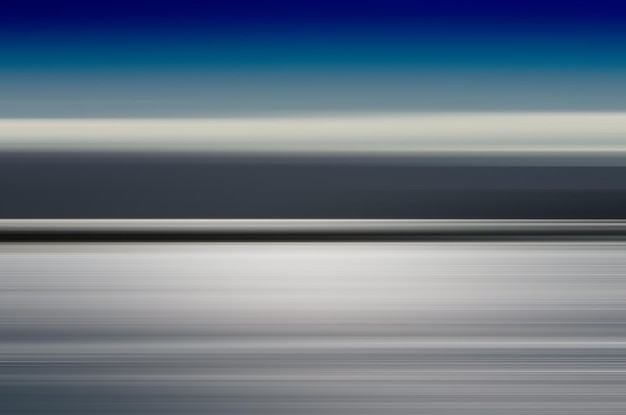 Horizontal motion blur blue ocean landscape background hd