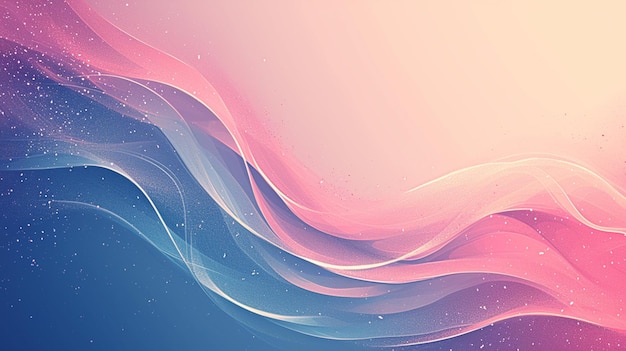 horizontal poster background in modern minimalist style with dynamic liquid gradient shapes