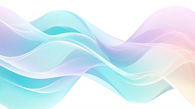 horizontal poster background in modern minimalist style with dynamic liquid gradient shapes