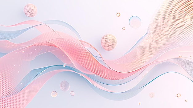 horizontal poster background in modern minimalist style with dynamic liquid gradient shapes