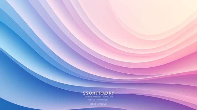 horizontal poster background in modern minimalist style with dynamic liquid gradient shapes