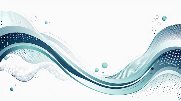 horizontal poster background in modern minimalist style with dynamic liquid gradient shapes