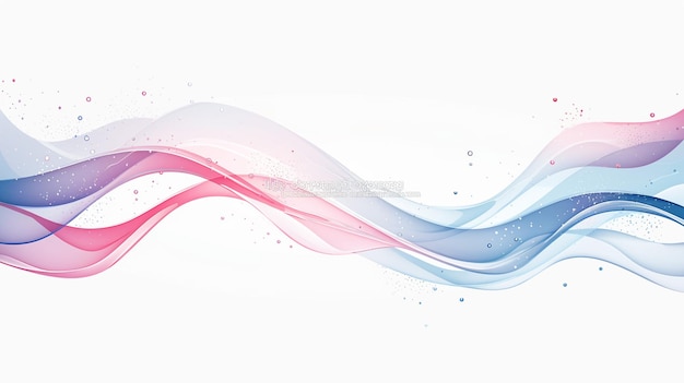 horizontal poster background in modern minimalist style with dynamic liquid gradient shapes