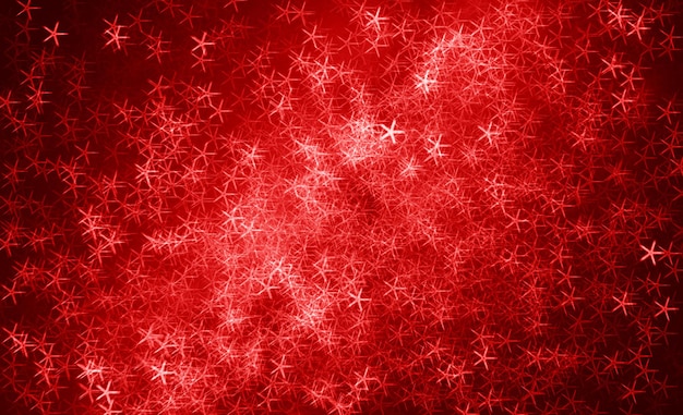 Horizontal red stars abstract background