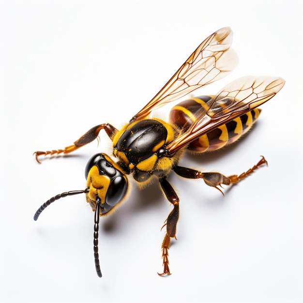 Hornet isolated on white background