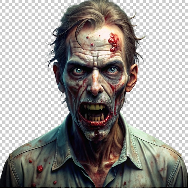 horrible scary zombie