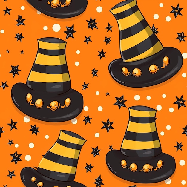 horror halloween themed pattern