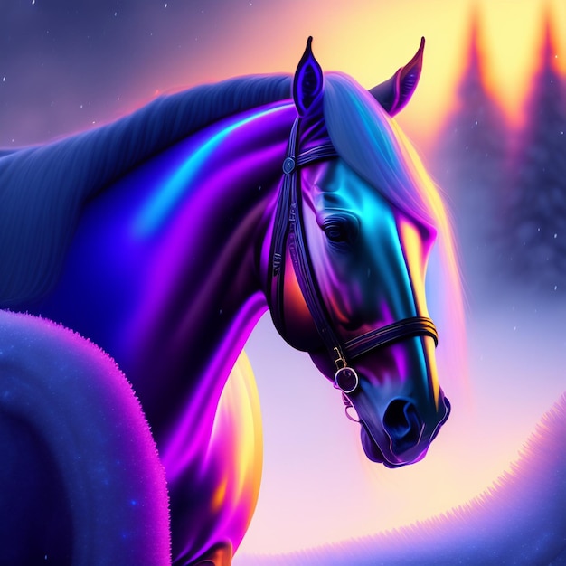 Horse AI HD generated Image