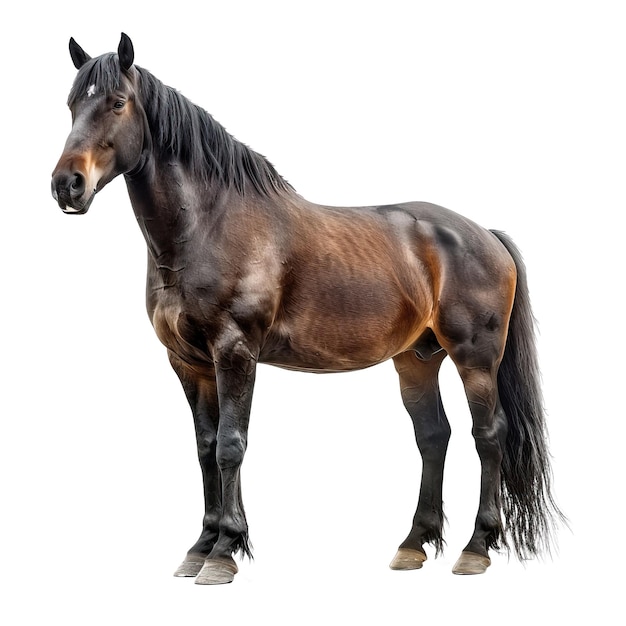 Horse isolated on transparent background