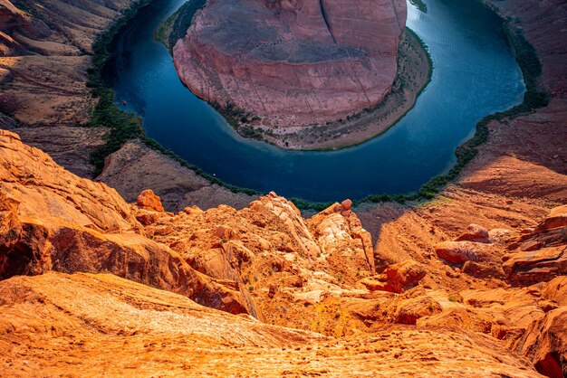 Horseshoe bend page arizona horse shoe bend on colorado river grand canyon