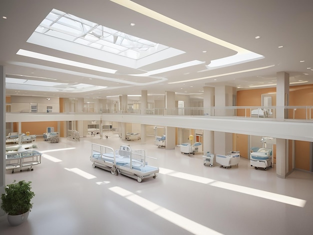 Photo hospital architecture design planning promoting patient safety