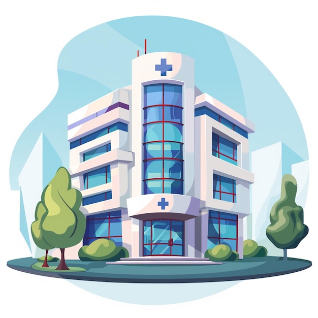 Photo hospital illustration icon cartoon graphics