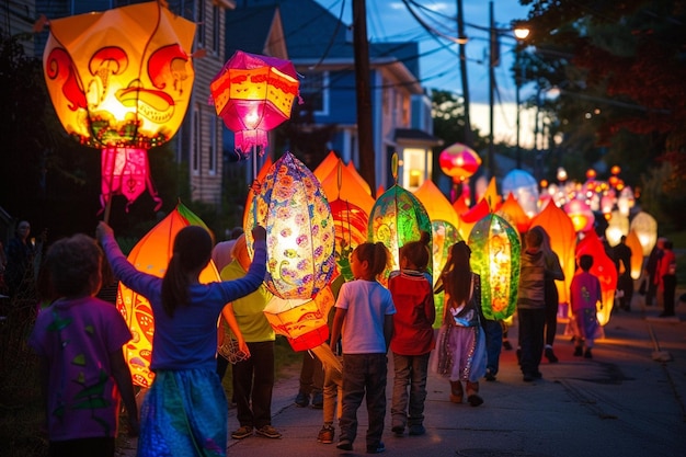 Host a MidAutumn Festival lantern parade in your n generative ai