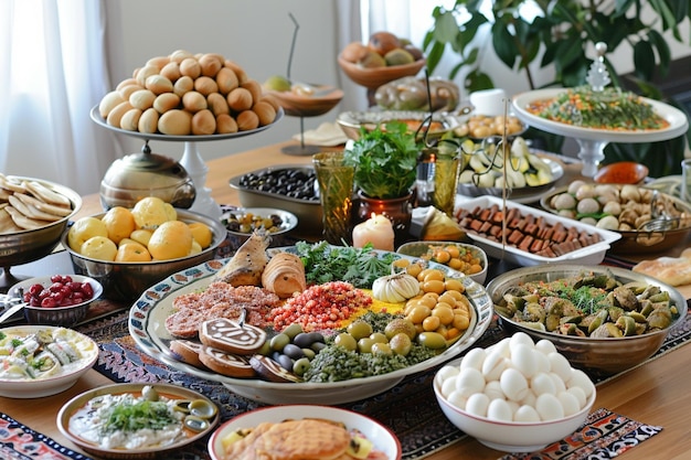 Host a Nowruz family celebration and feast ar generative ai