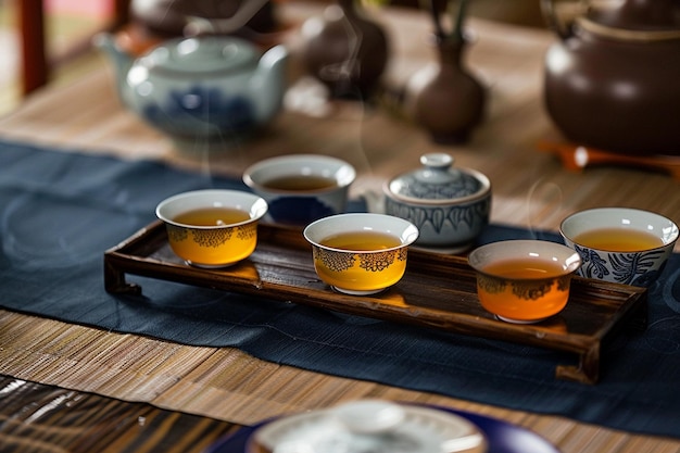 Host a traditional Chuseok tea tasting ar generative ai