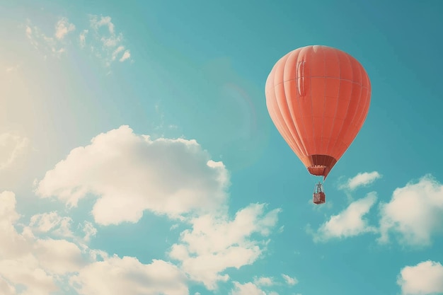 hot air balloon in the sky Generative AI