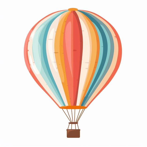 a hot air balloon with a picture of a hot air balloon with the words  hot air  on it