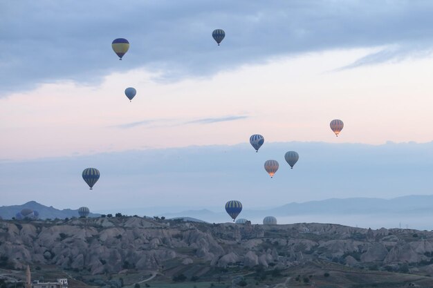 Hot Air Balloons in Cappadocia Valleys