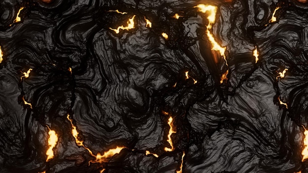 Hot lava texture