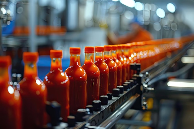 Hot Sauce Production Line in Mexican Factory