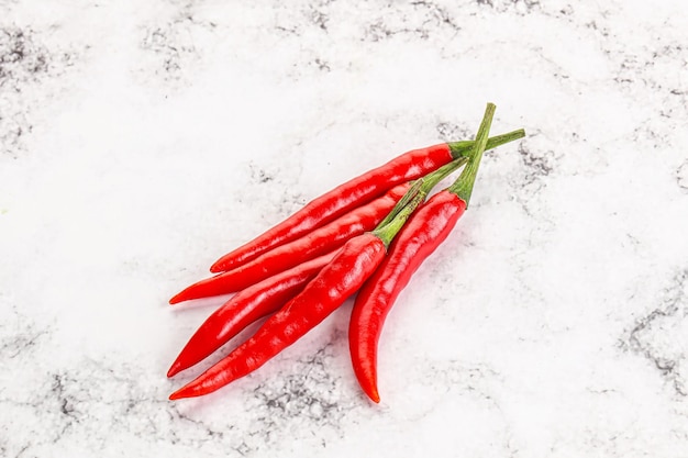 Hot and spicy chili pepper