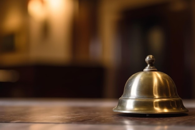 Hotel bell reception Generate Ai