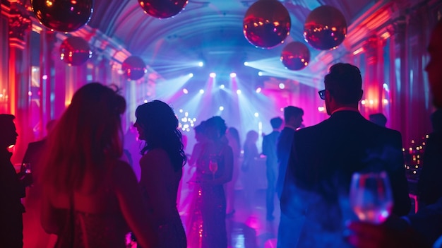 Photo hotel disco hosting themed nights with celebrity djs and stylish dancers