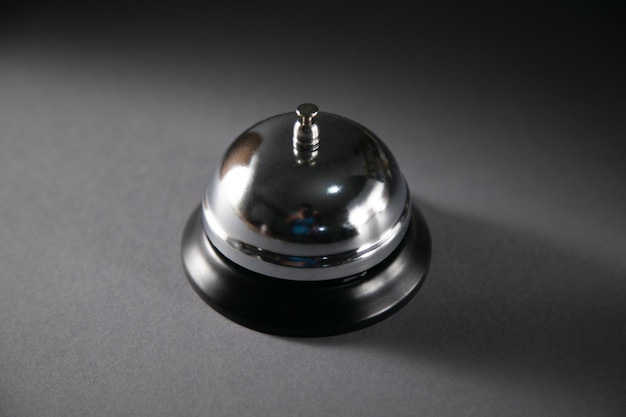 Hotel service bell concept of first class service business