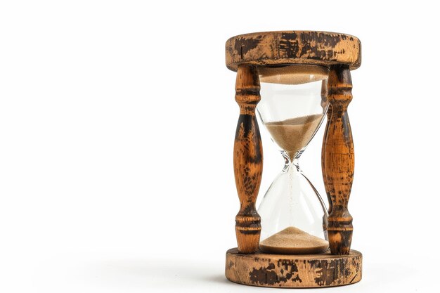 Hourglass Timer Isolated In Transparent Background