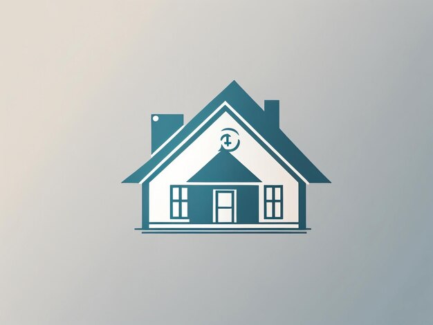 House abstract countryside design template icon