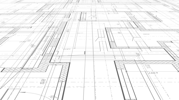 House architectural plan .Technical drawing background.Engineering design.