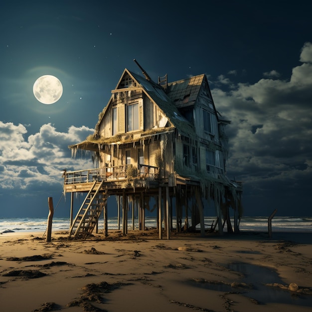 house on the beach