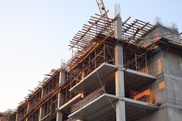 house under construction windows without glass