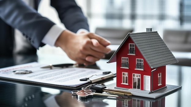 The house and contract agreement