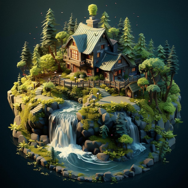 house in fantasy world