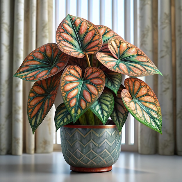 House plant realistic photography