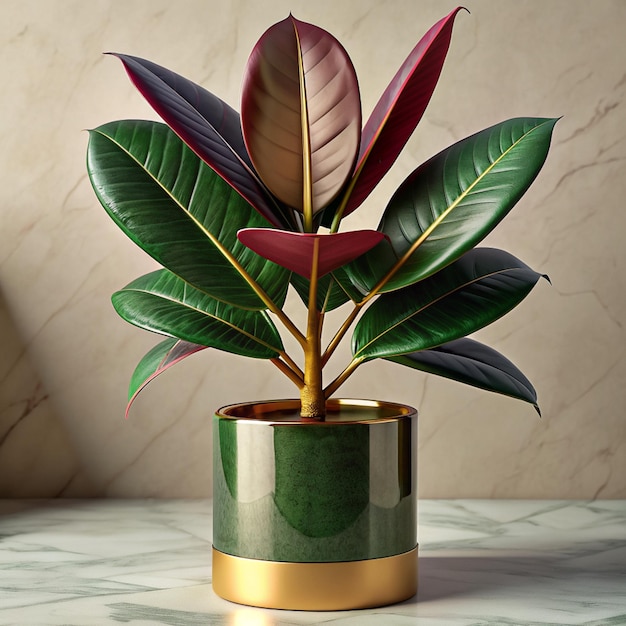 House plant realistic photography