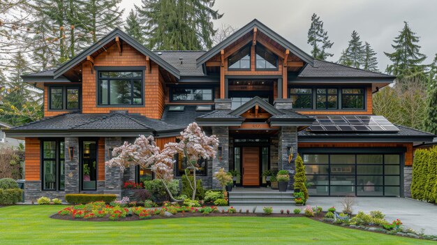 House Surrounded by Garden