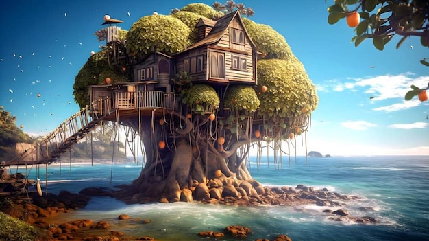 The house on the tree