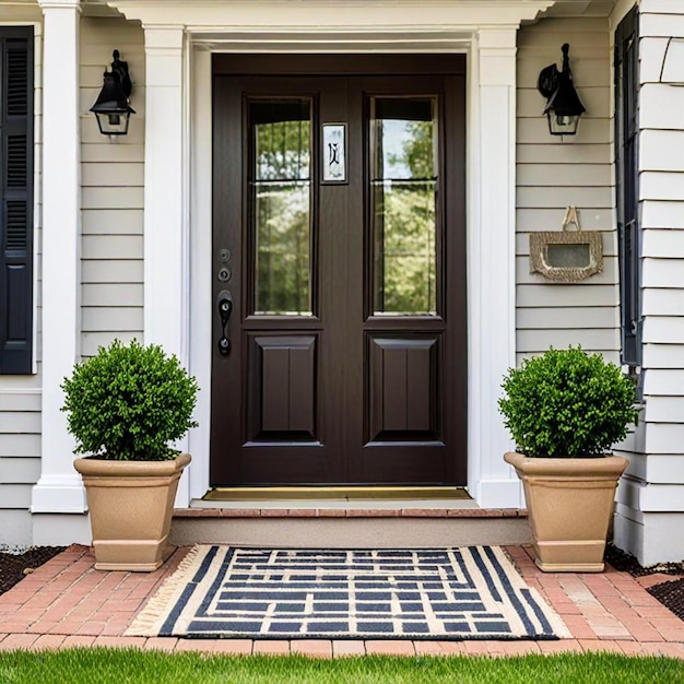 a house with a door that says  60  on the front