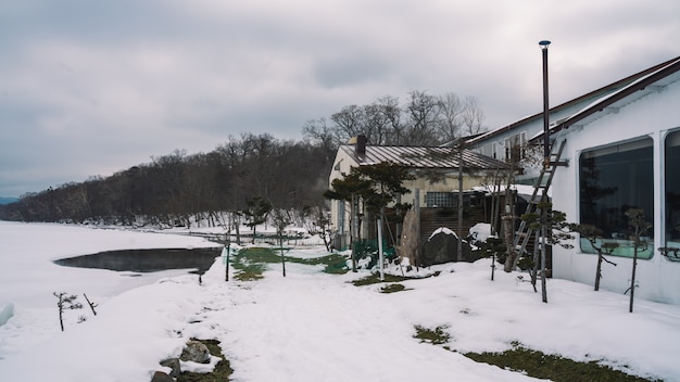 House With Winter View