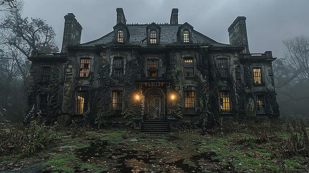 a house with the word  welcome  on the front