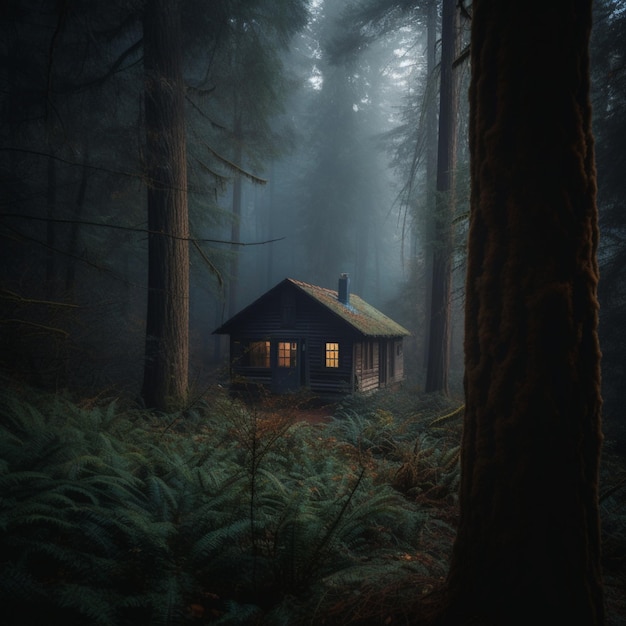 A house in the woods