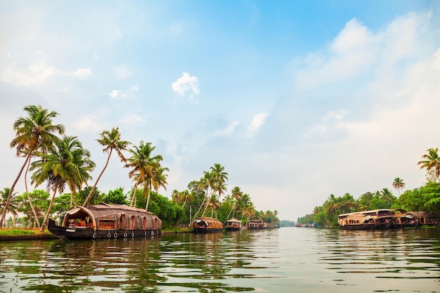 Houseboat in Alappuzha backwaters Kerala