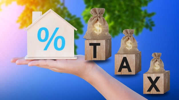 Houses and bag of taxes Real estate tax Taxation on purchase or sale of home Maintenance of housing and land Tax interest Fees and duties Rental business Return on investment Taxes relief