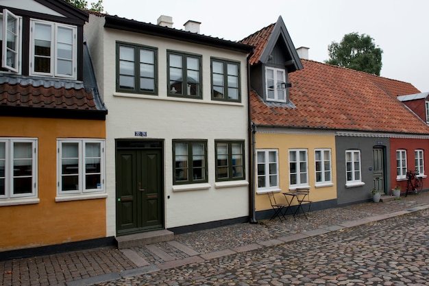 Houses in the old town of Odense